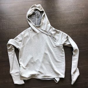 Reebok grey workout hoodie